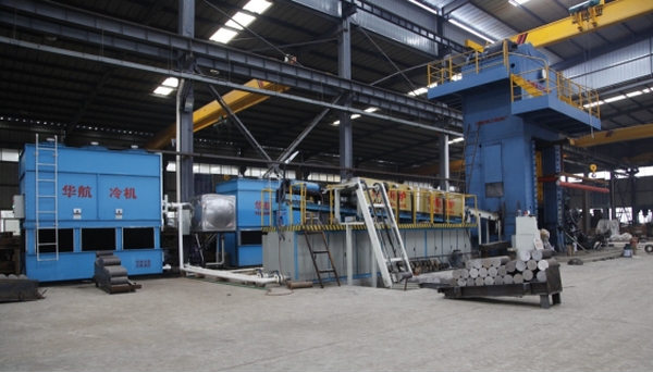 锻打车轮流水线