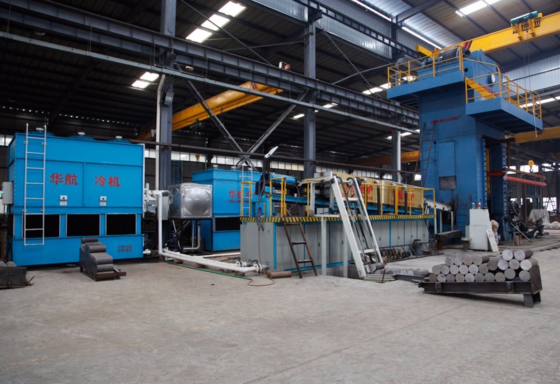 车轮铸造碾压复合工艺流水线