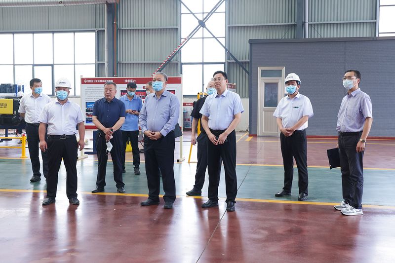河南1929cc｜国度市场监管总局特种设备局局长崔钢一行光临公司智能产业园调查调研